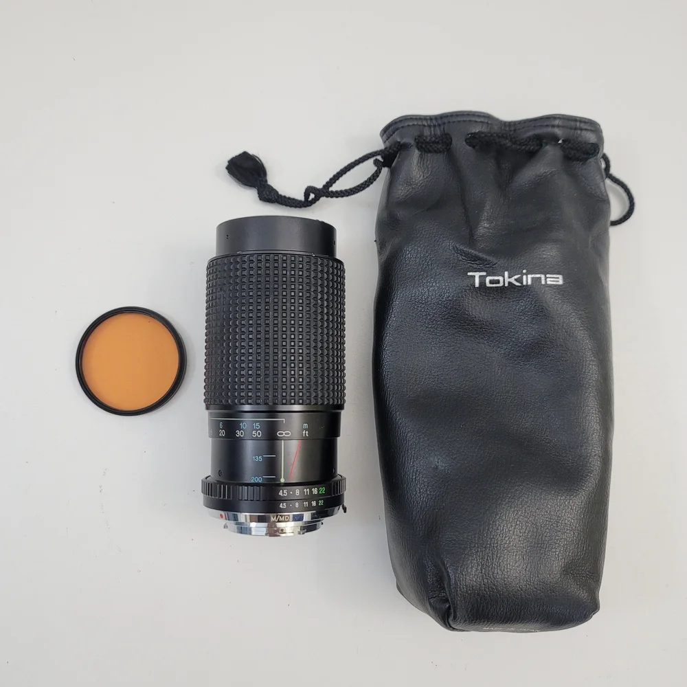 RMC Tokina 80-200mm Camera Lens F/4.5 Ø52 M/MD mount With Hoya Filter 52mm